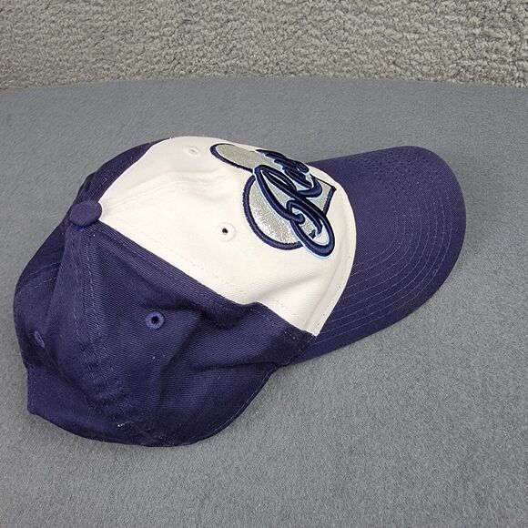 Tampa Bay Rays Baseball Cap Hat Girls Blue White Silver Heart Script Adjust MLB - Picture 2 of 8